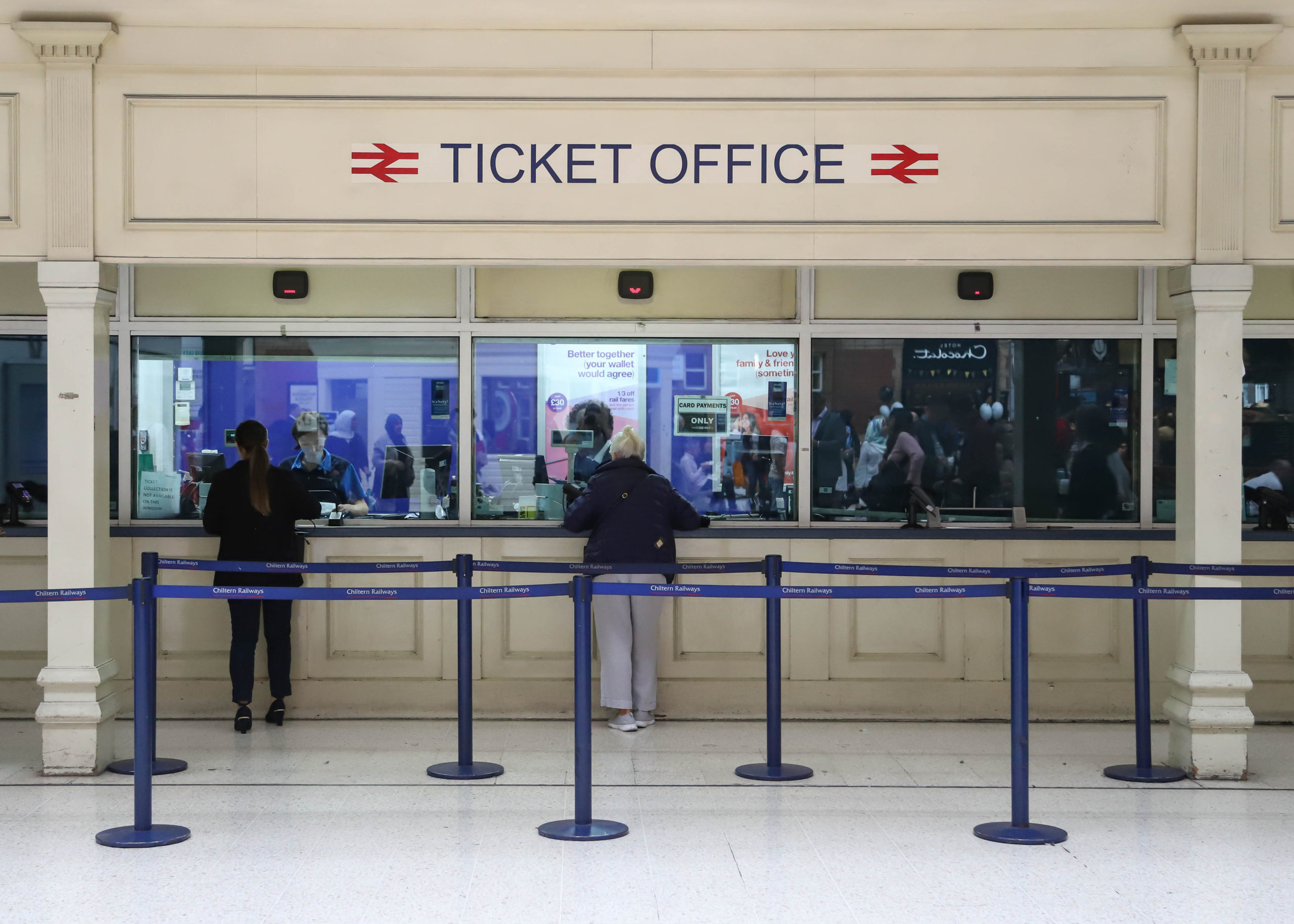 Who cares enough to save English rail ticket offices?